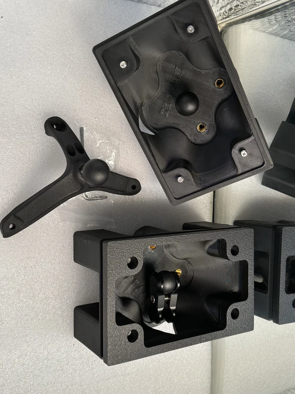 ram ball rx7 radio ic7 haltech swivel mount — DRAKES