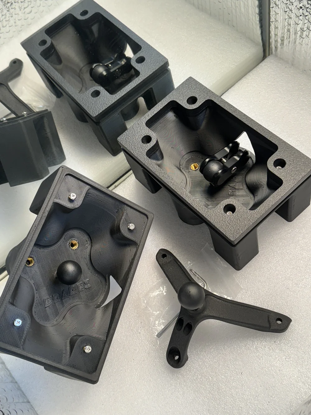 ram ball rx7 radio ic7 haltech swivel mount — DRAKES