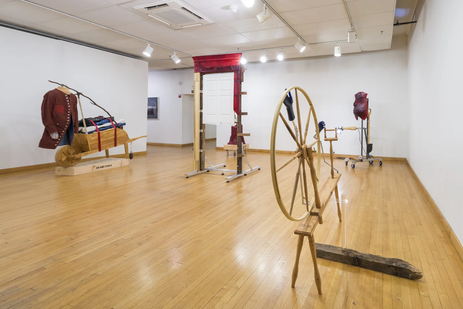 Installation view of Early America , as installed at Fleisher Art Memorial. Philadelphia, PA.