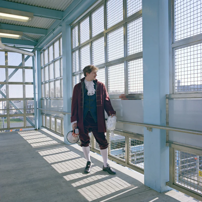 Untitled (Commuter Diptych) 2011. Inkjet prints, each 20” x 20”