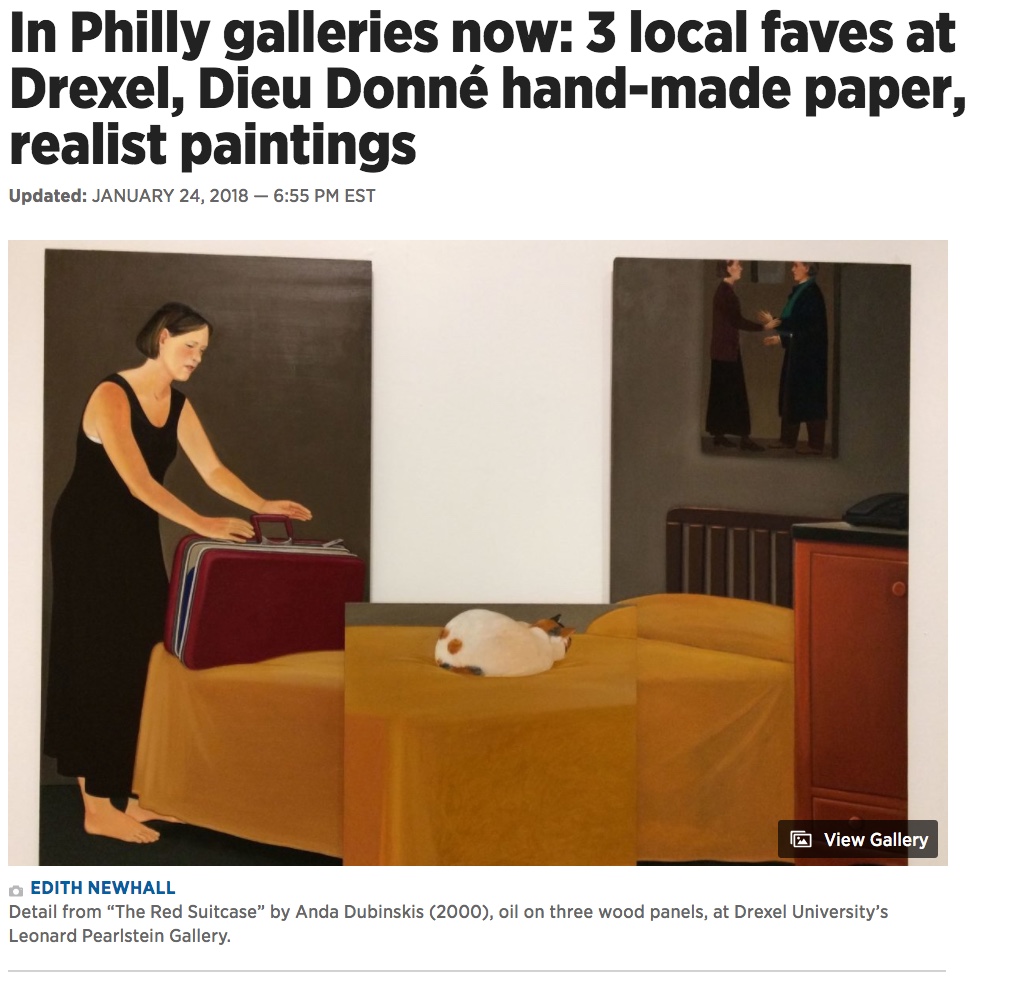 Where the Artists Are reviewed in the Inquirer