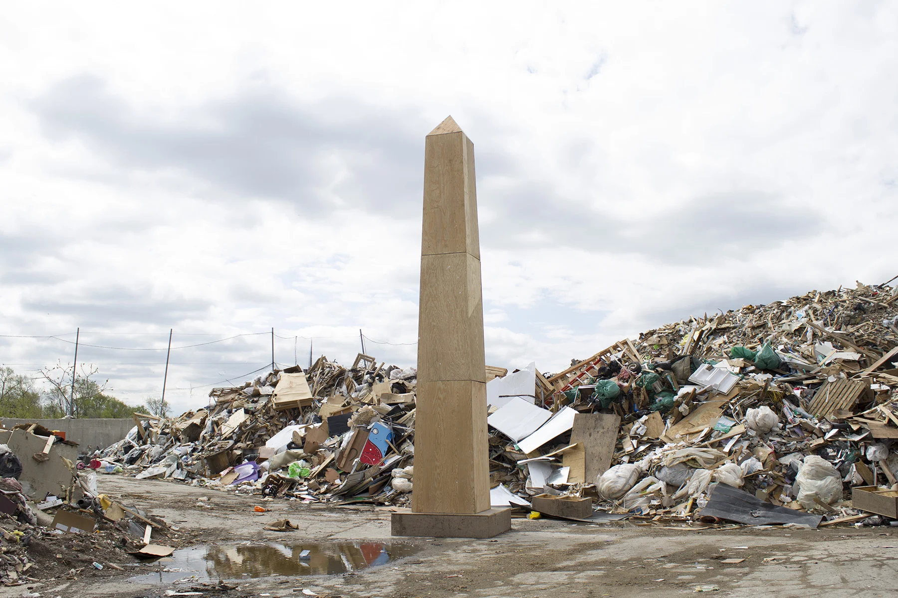 First of four photographs from Disposable Monuments , 2018. Inkjet print, 16” x 24”