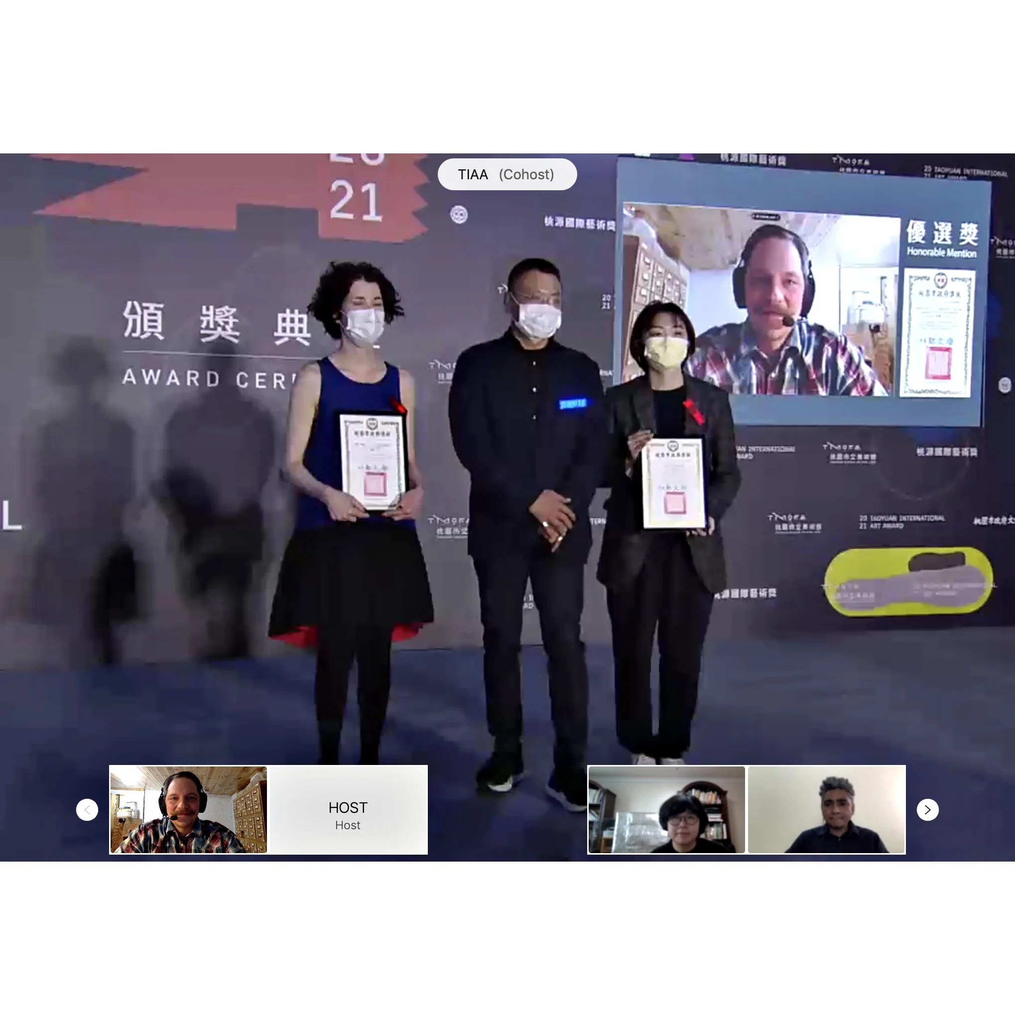 Honorable Mention at the Taoyuan International Art Award