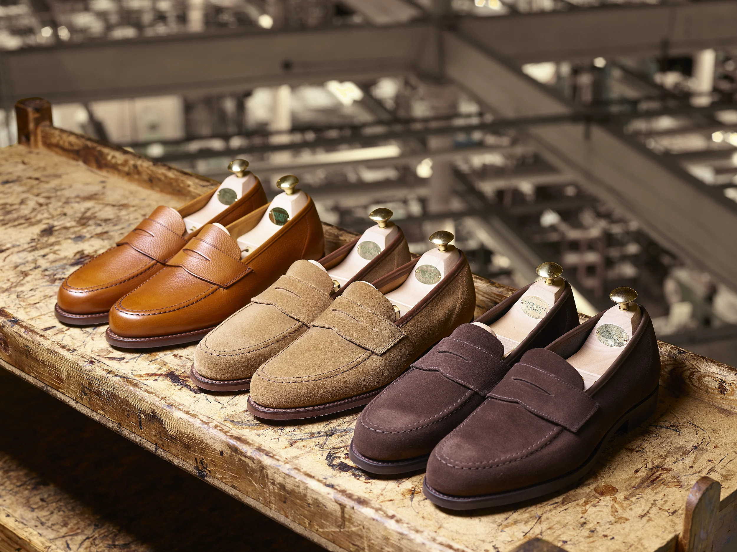 Crockett & Jones - Harvard II Camel Suede - Group.jpg