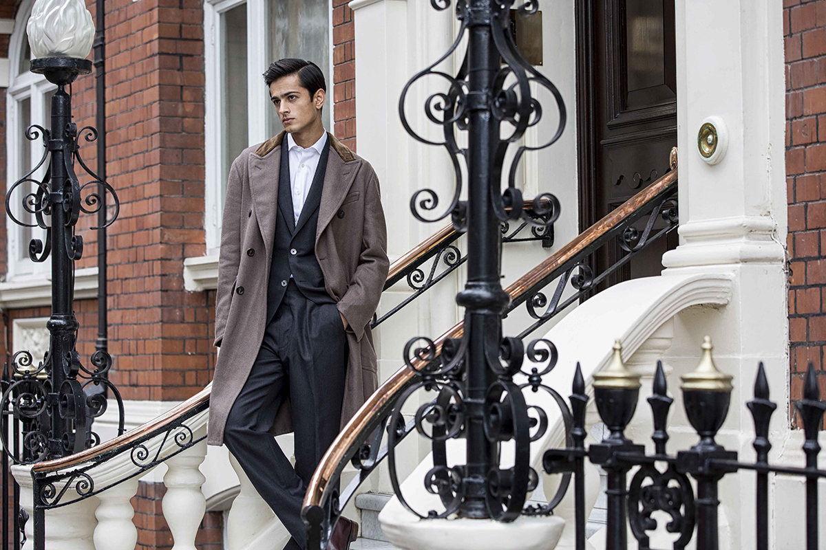 Total look – Dunhill , shoes – Clements & Church