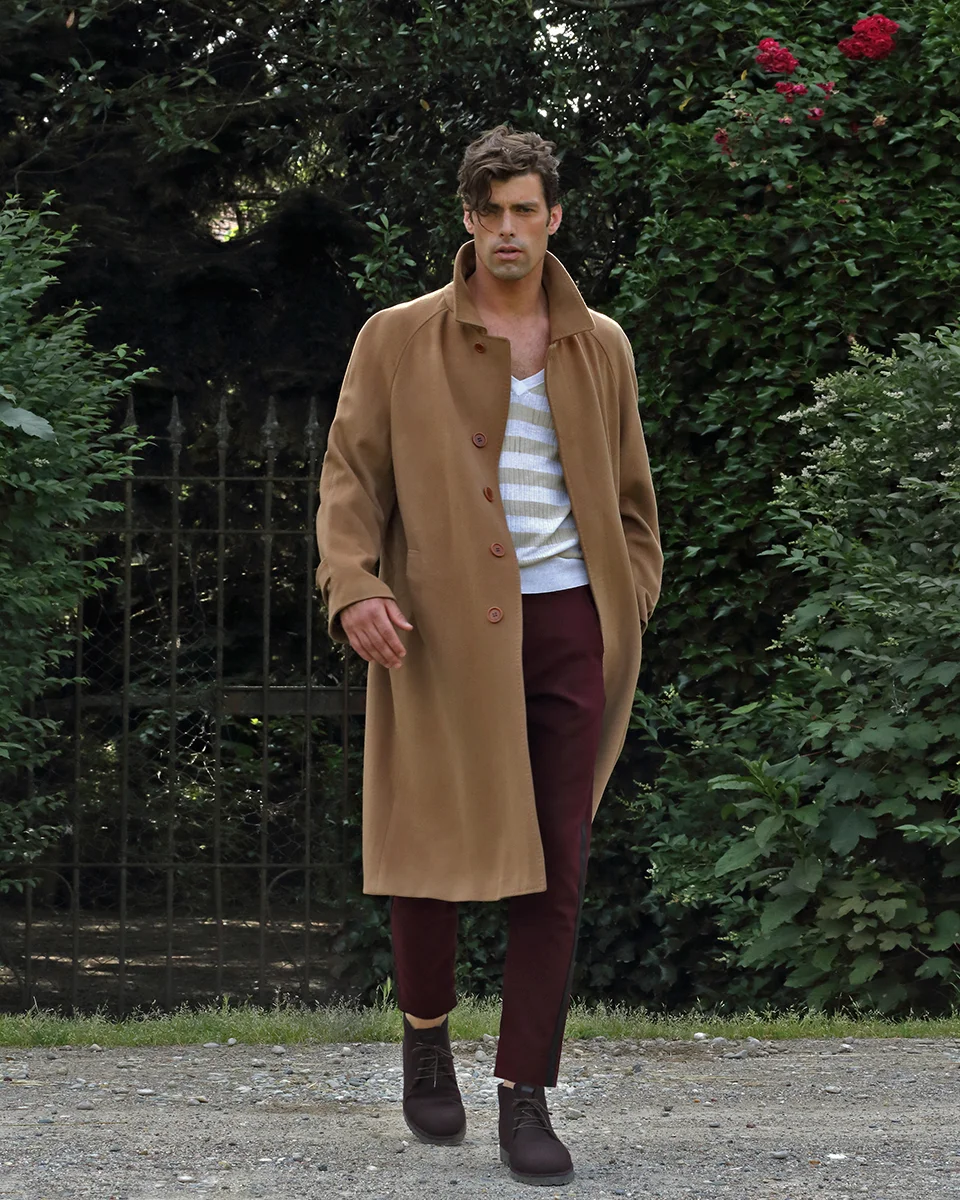 Coat - vintage Canali , knit - Cerruti , trousers - Zara , shoes - Emporio Armani