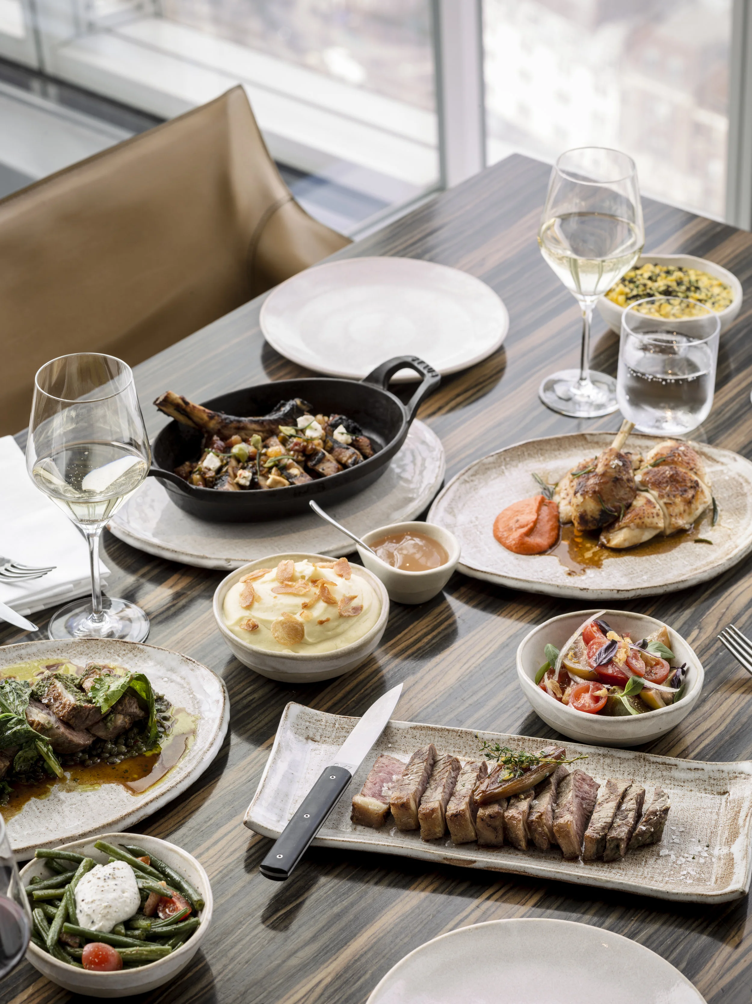 Oblix West Elevator lunch