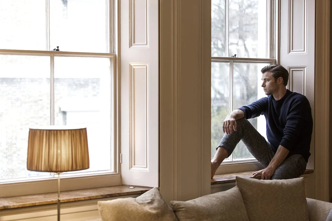Knitwear – Samsoe & Samsoe , Trousers – Scotch & Soda