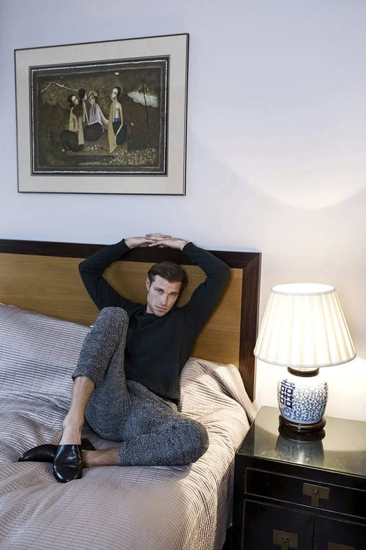 Knitwear – Samsoe & Samsoe , Trousers – Scotch & Soda