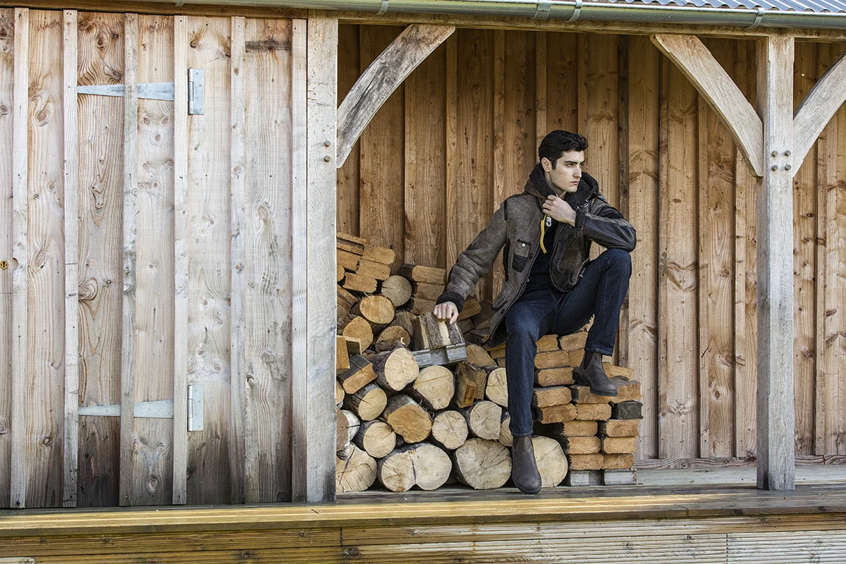 Jacket – Parajumpers , Henley – Whistles , Denim – R.M. Williams , Boots – Blundstone