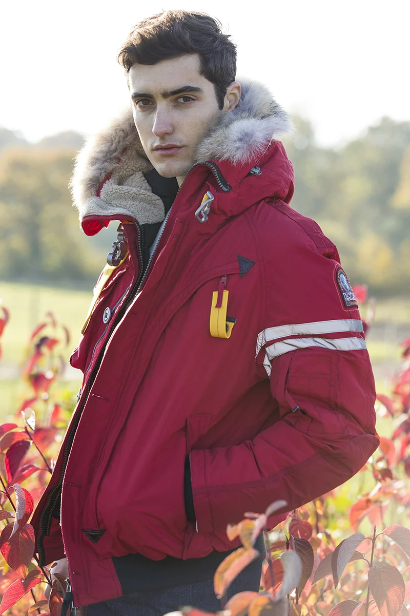 Jacket – Parajumpers , Henley – R.M. Williams , Denim – Wood Wood