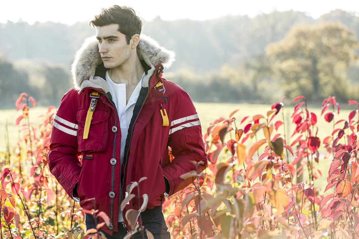 Jacket – Parajumpers , Henley – R.M. Williams , Denim – Wood Wood