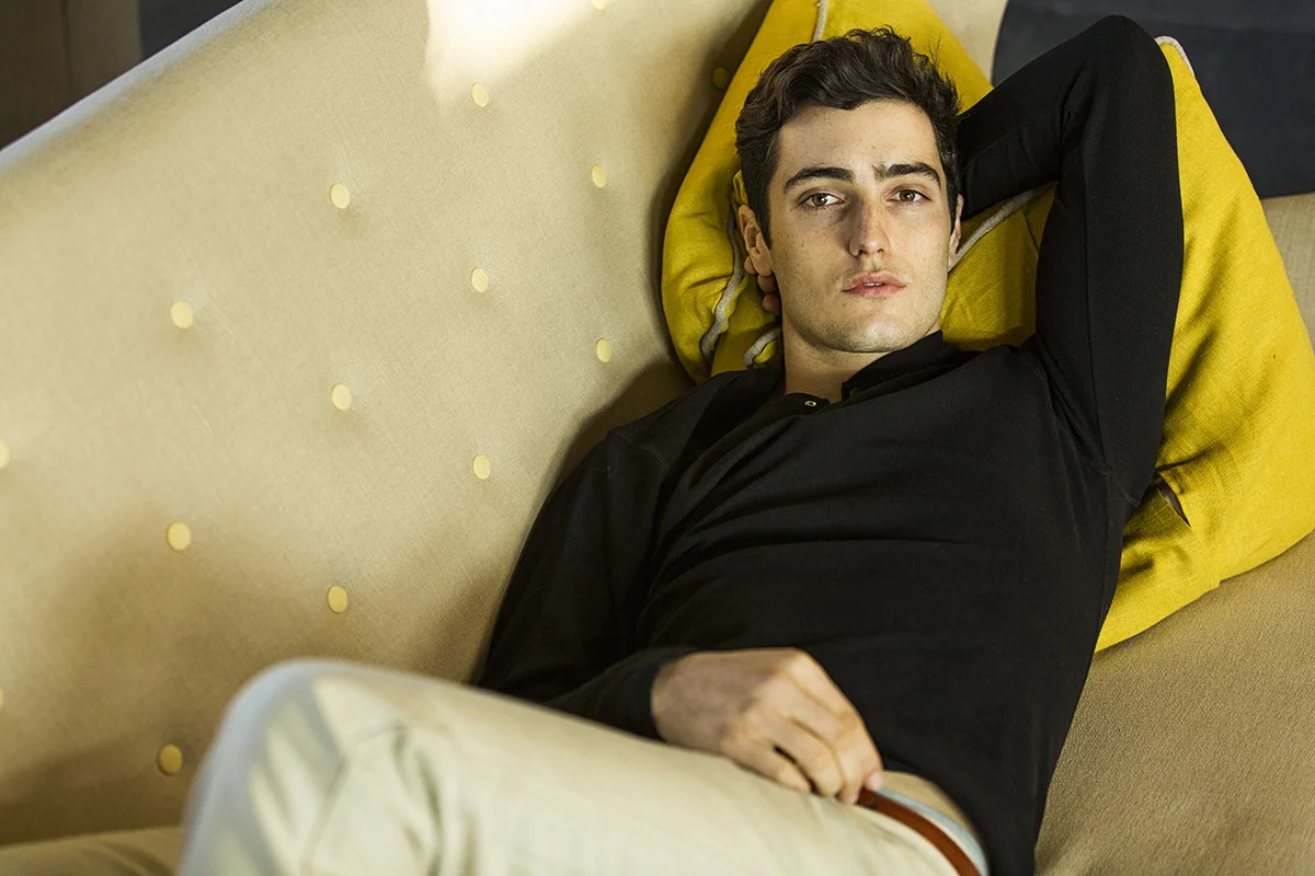 Polo shirt – Oliver Sweeney , Chinos – R.M. Williams