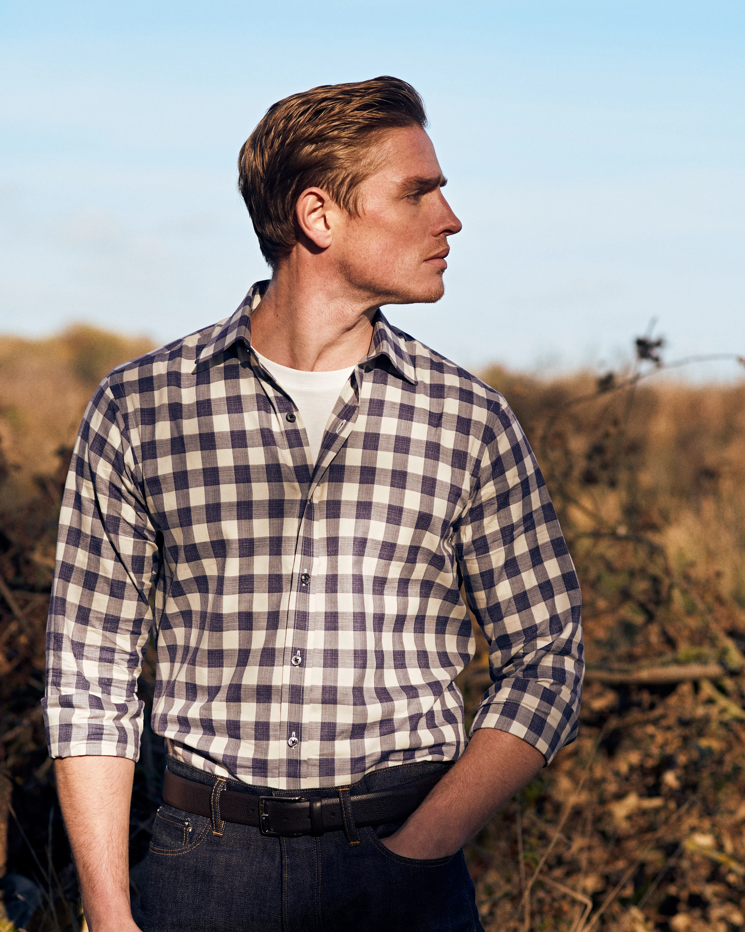 Cravate En Soie 100% Turnbull & Asser London – Fabriquée Main Angleterre – Motif Géométrique Violet/vert – Occasion