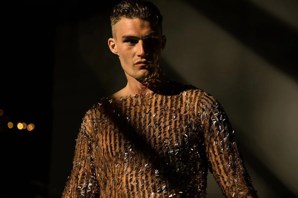 Harry wears Ashish