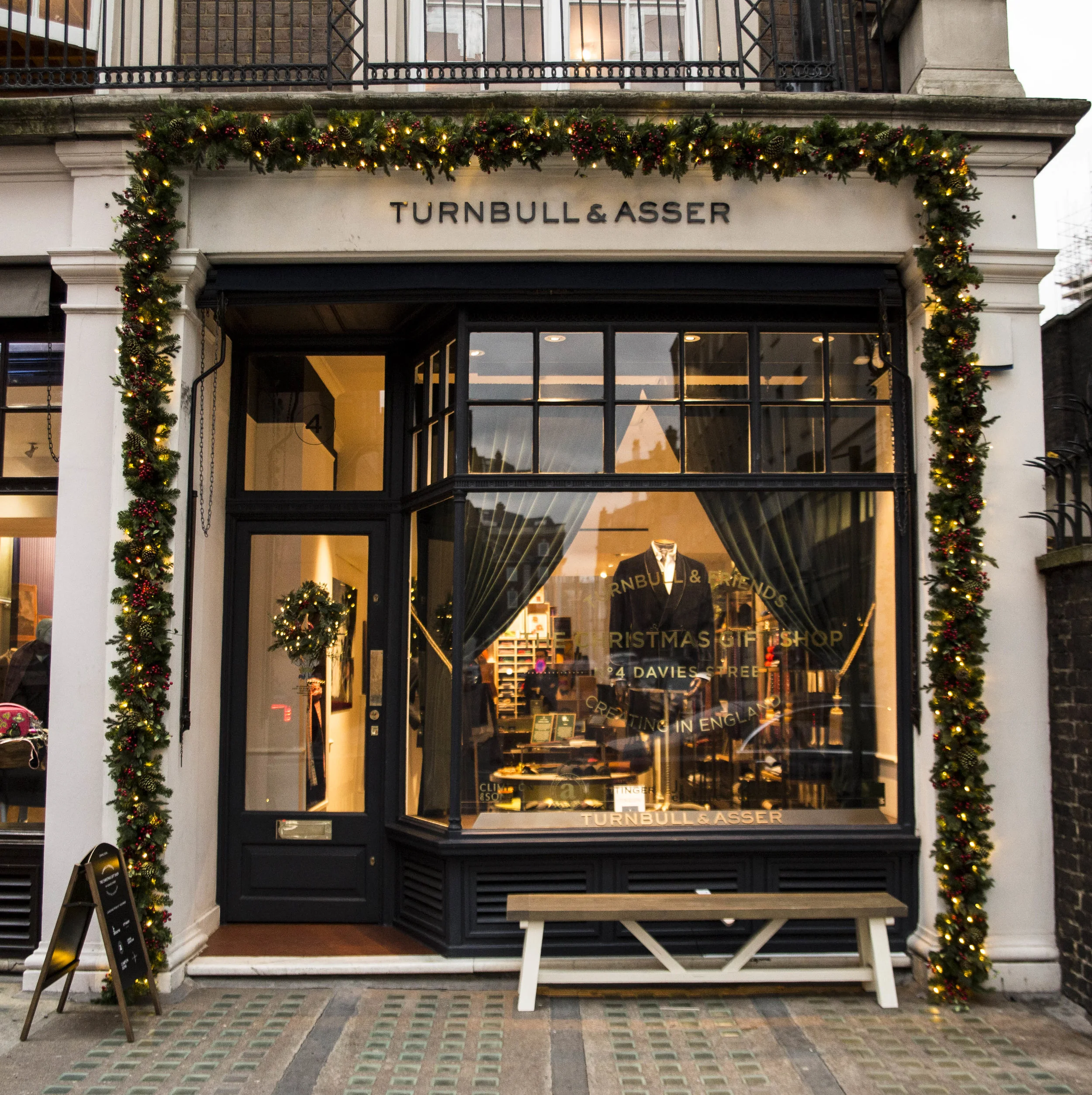 Turnbull &amp; Asser Christmas gift shop