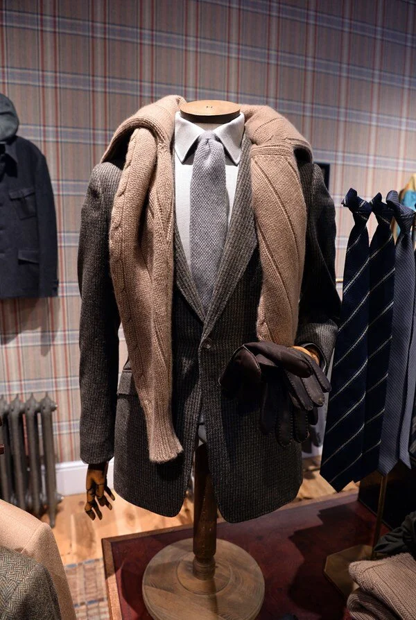 Huntsman bespoke tweed service