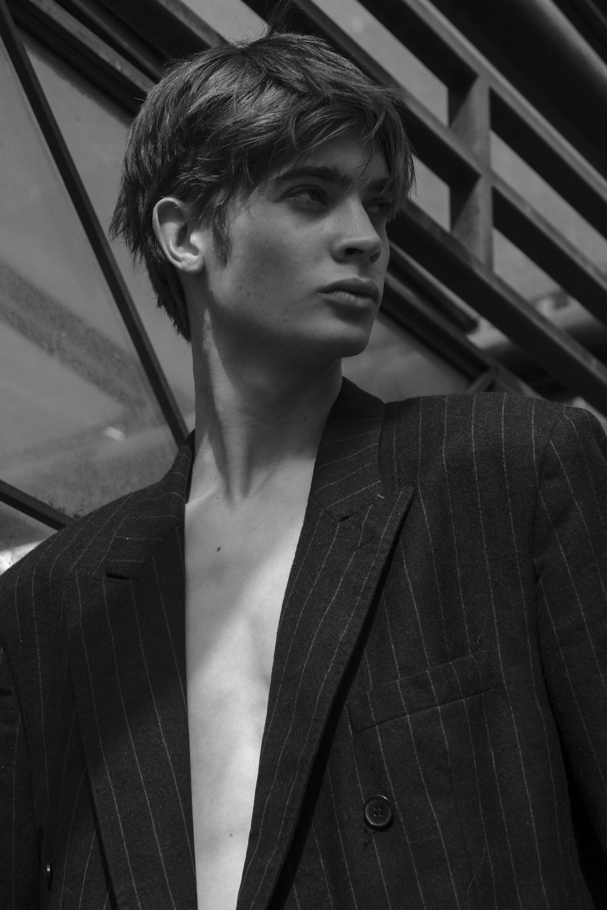 Editorial of male model Mathys at Garcons by Gervais by photographer ...