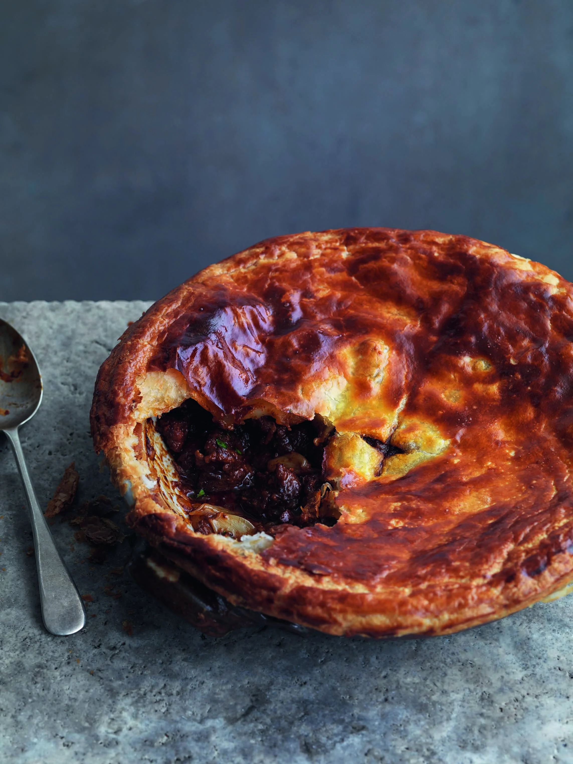 Marcus Wareing’s Beef and Ale pie with Chorizo