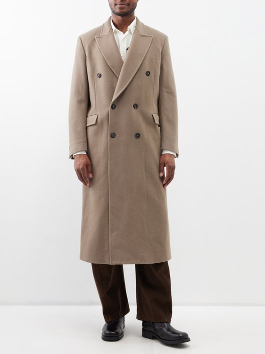 Long Coats - Our Legacy double-breasted wool blend coat at MATCHES - £825