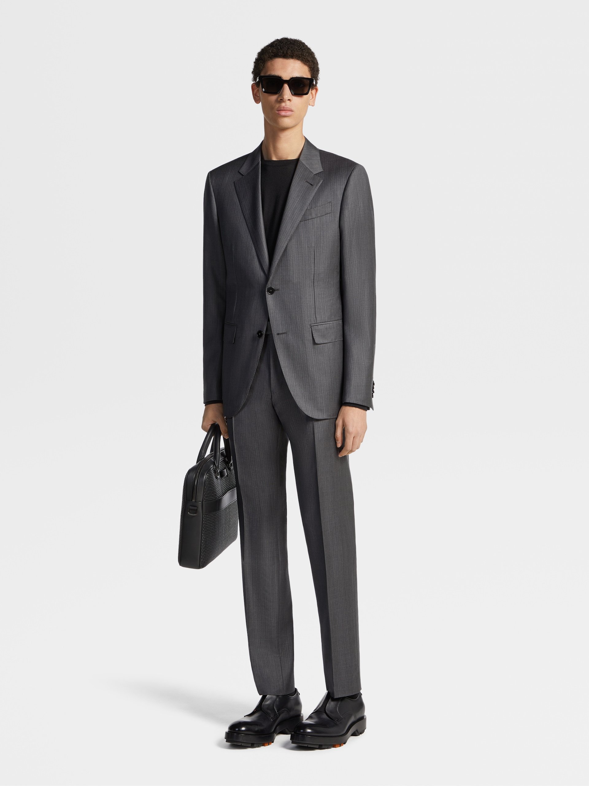 Tailored Suit - Zegna dark grey suit - £2,990