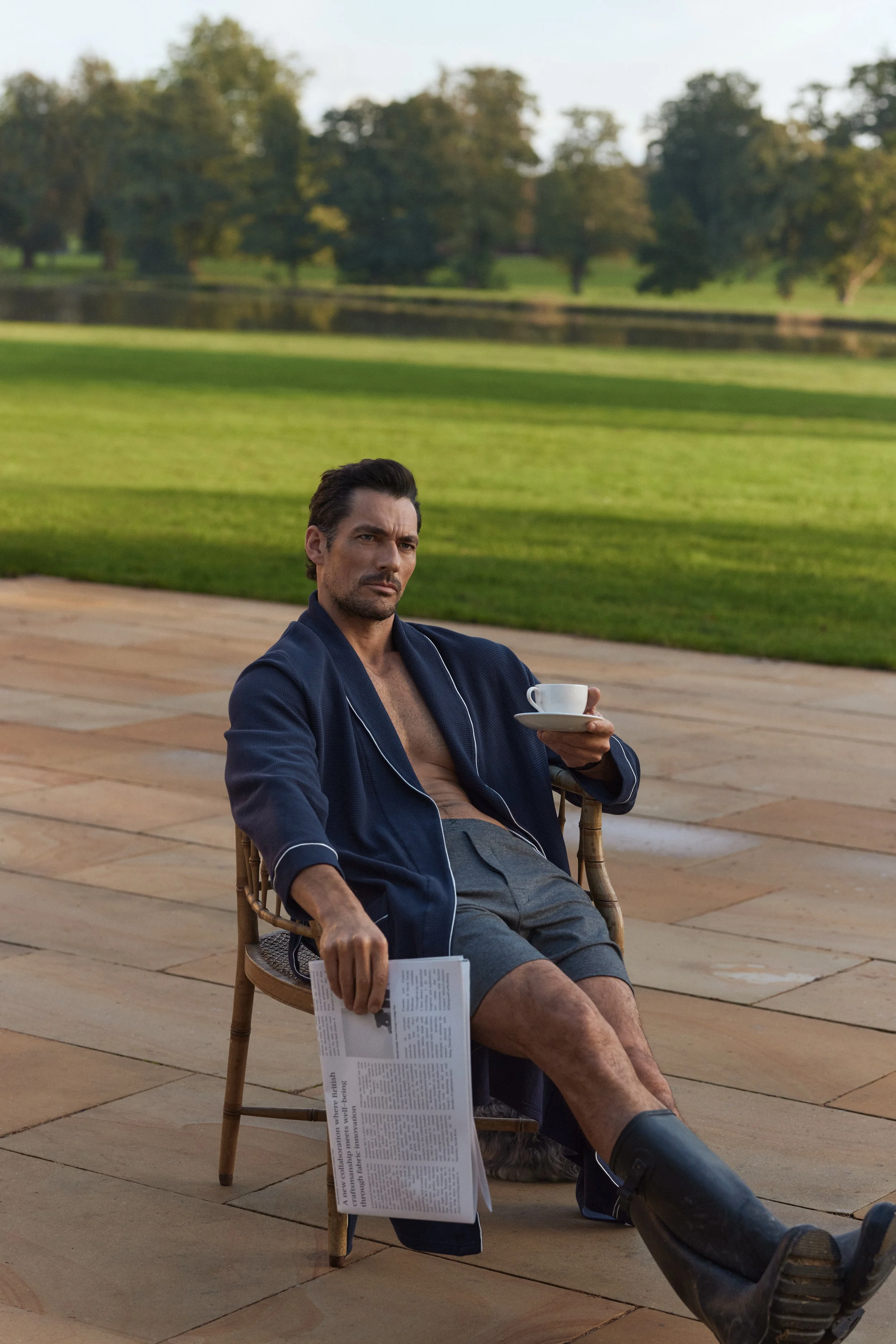 Hackett London &amp; David Gandy Wellwear collaborate to launch Lounge and Sleepwear Collection
