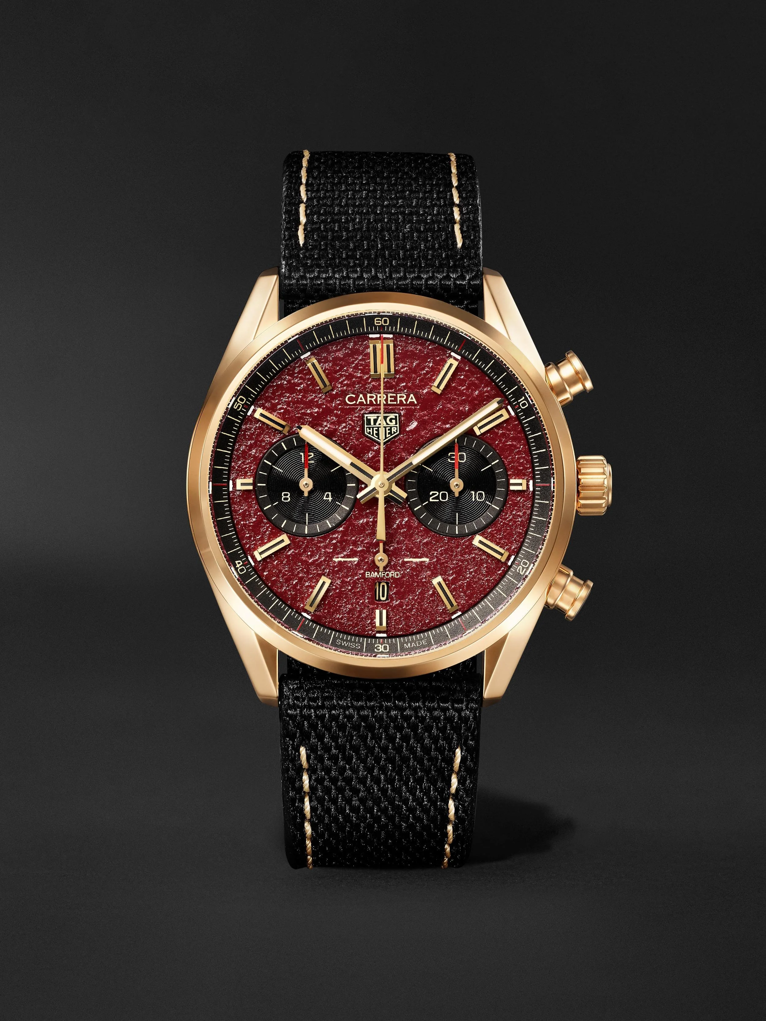 MR PORTER launches exclusive Bamford x Tag Heuer Carrera chronographs