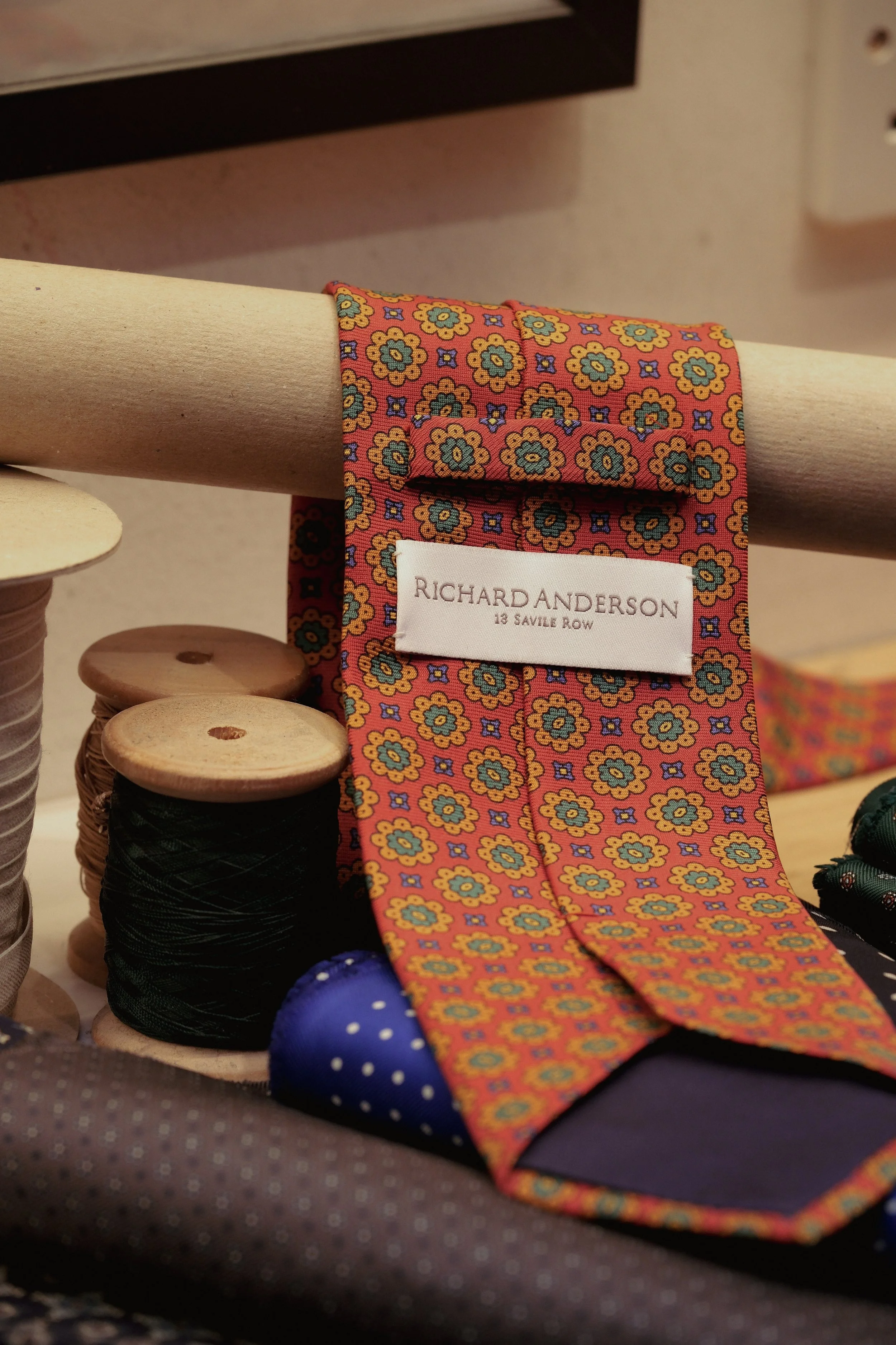Thread Count: Richard Anderson’s Bespoke Tie Service Lands on Savile Row