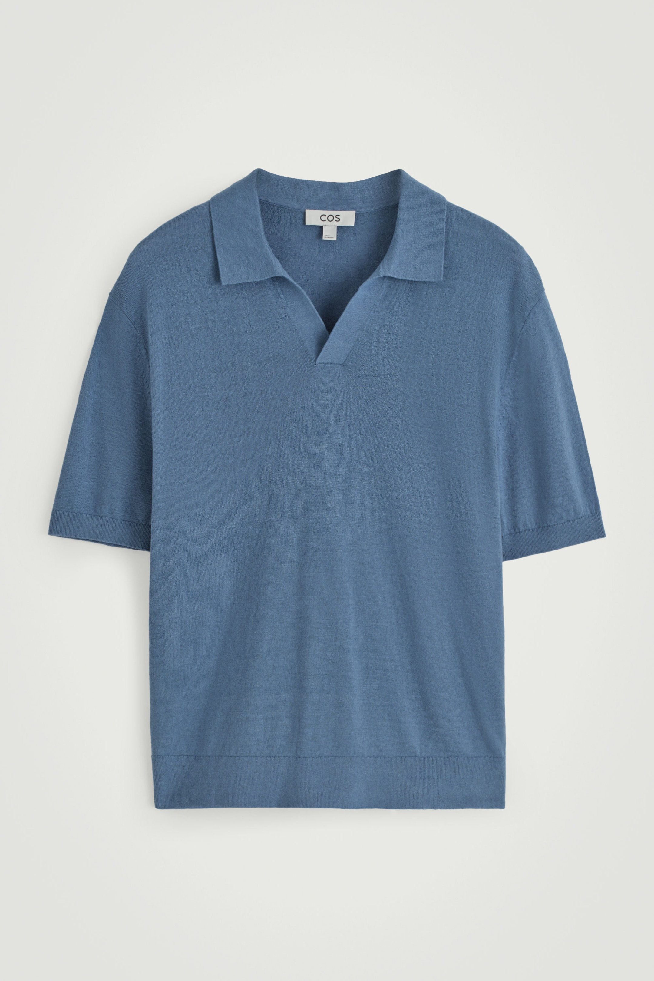 COS knitted linen polo shirt - £65