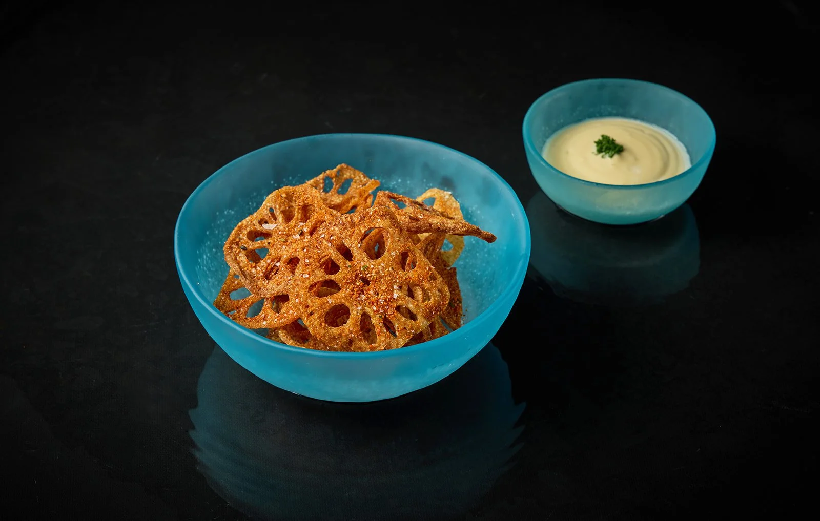 Addictive Lotus Crisps with Truffle Ponzu Mayonnaise 1.jpg