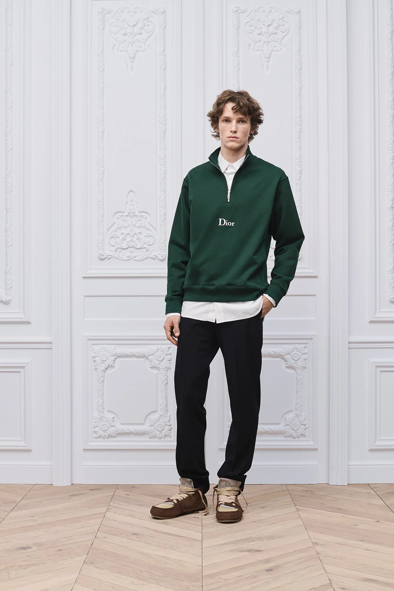 DIOR Sweatshirt with Zipped Neckline - £1,200