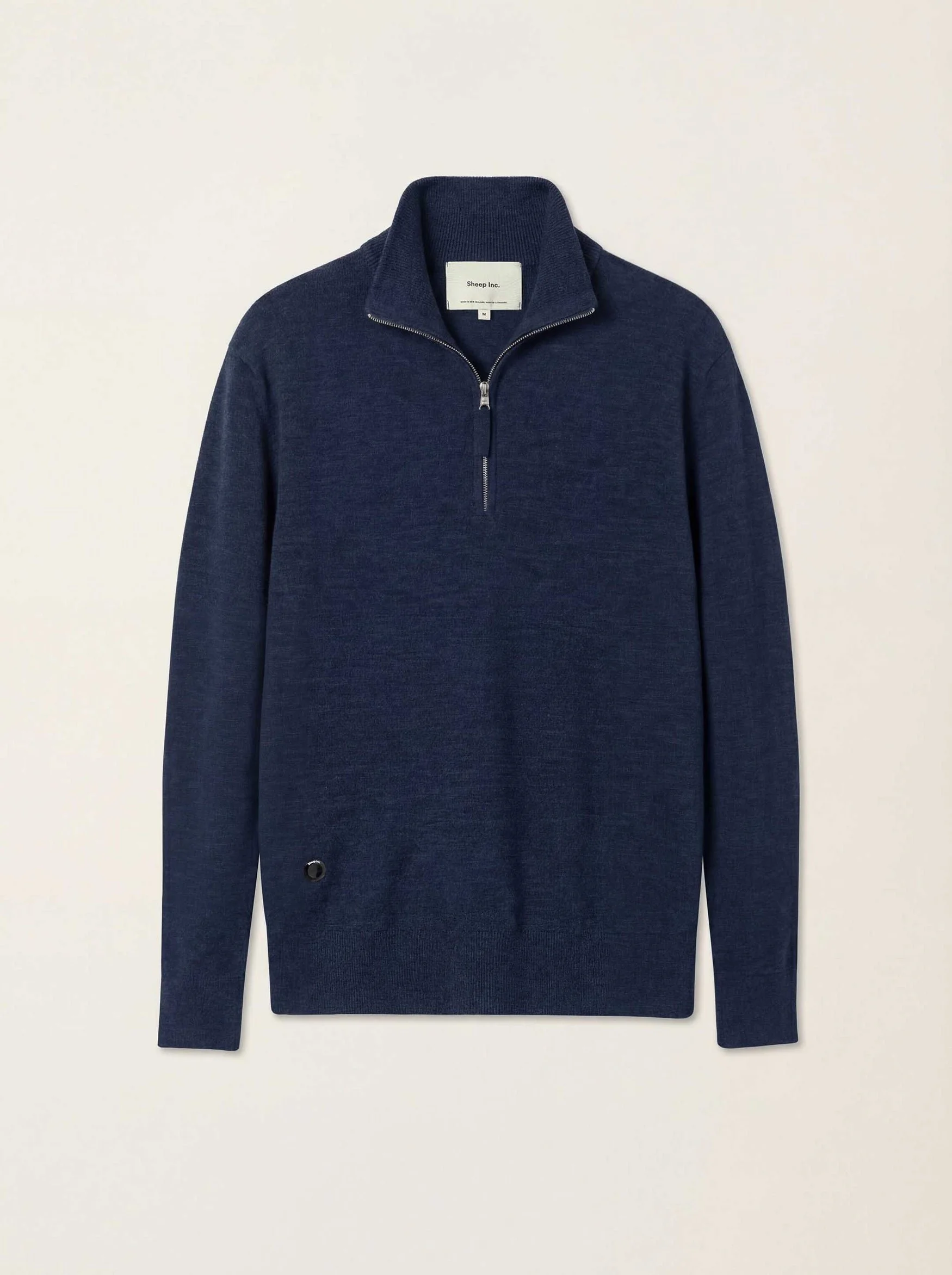 Sheep Inc Merino Wool  Quarter Zip Sweater - £230