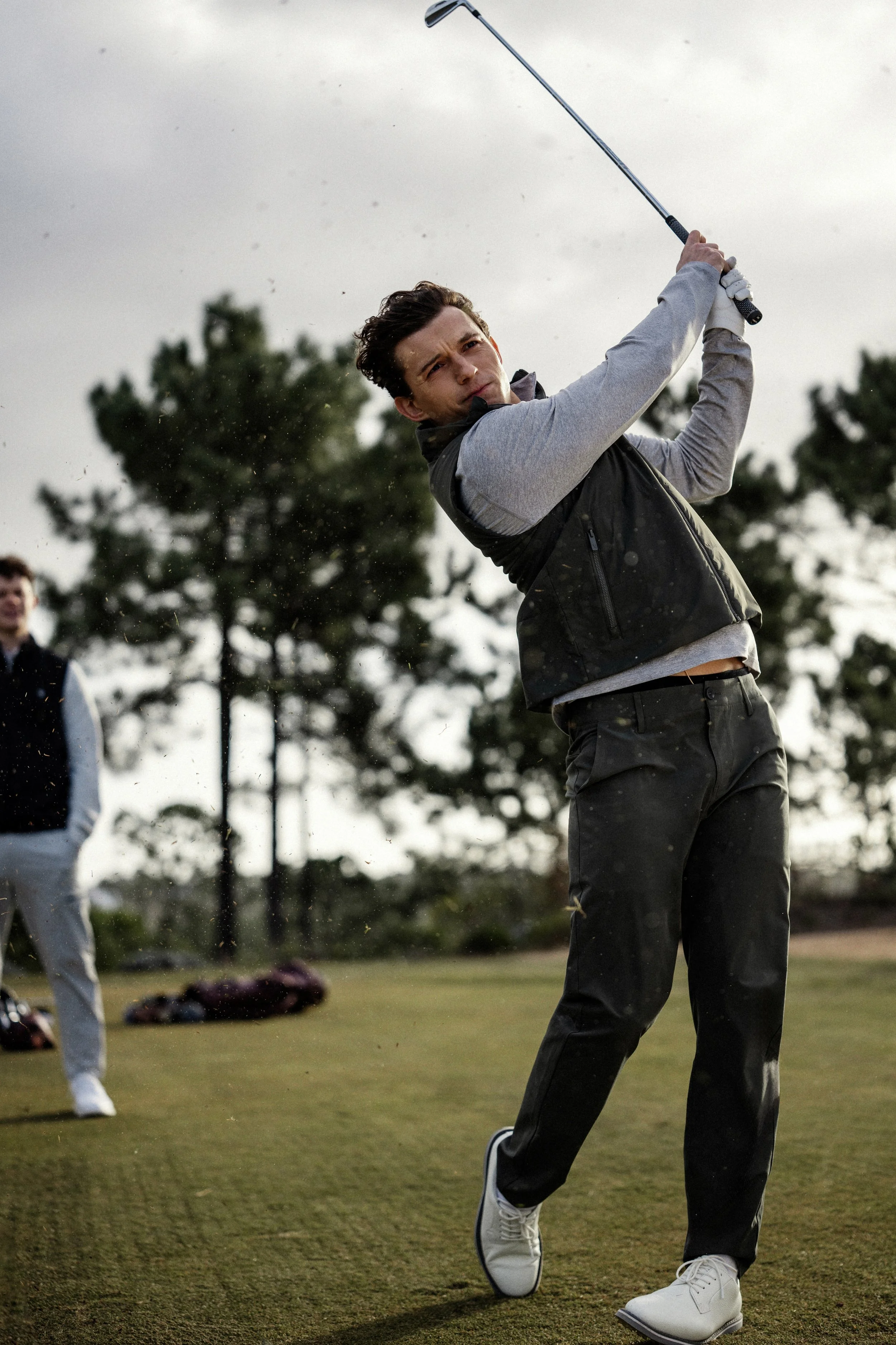 Vuori Tees Off Properly with Tom Holland