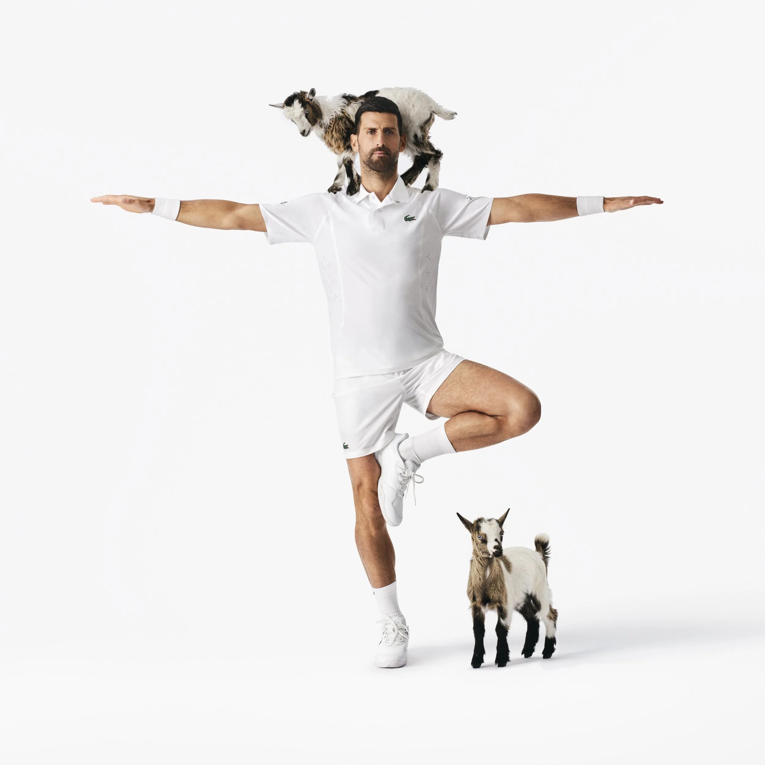 Lacoste Turns the Crocodile into a GOAT for Novak Djokovic