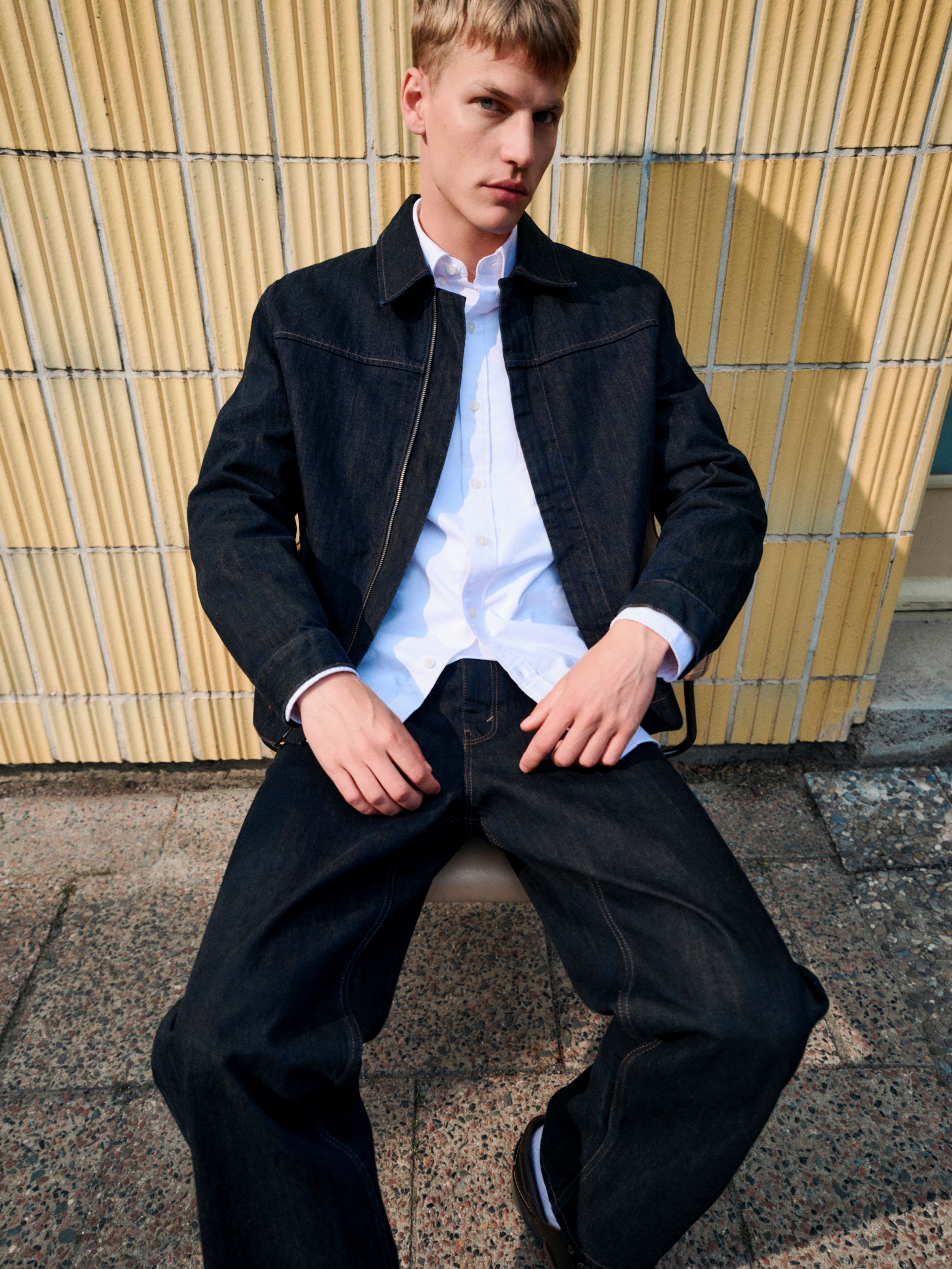 M&S, Black Jacket £, Checked Button Up £, Ultimate T-Shirt White £18, Authentic Rigid Jean £35 (2) .jpg