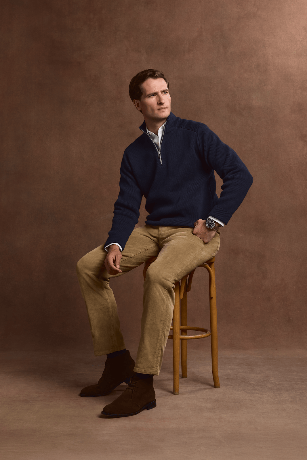 T.M.LEWIN The Cotton Ribbed Quarter Zip £60 (2).png