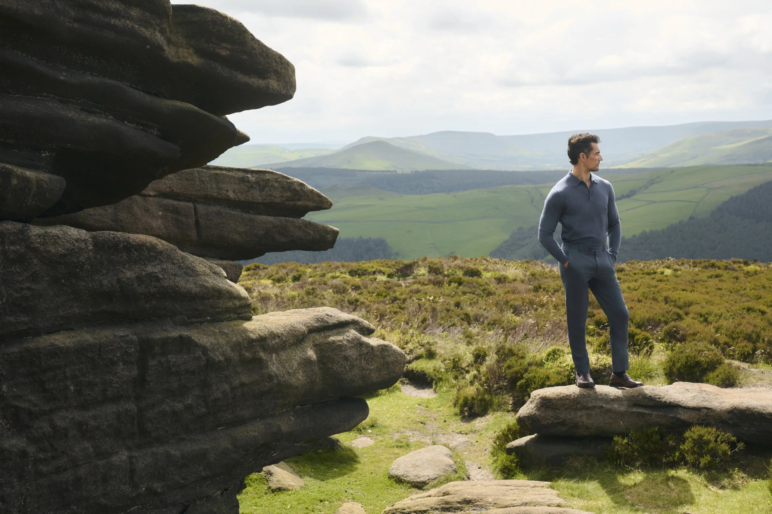 David Gandy Fronts Jaeger’s Autumn/Winter 2026 Menswear Collection