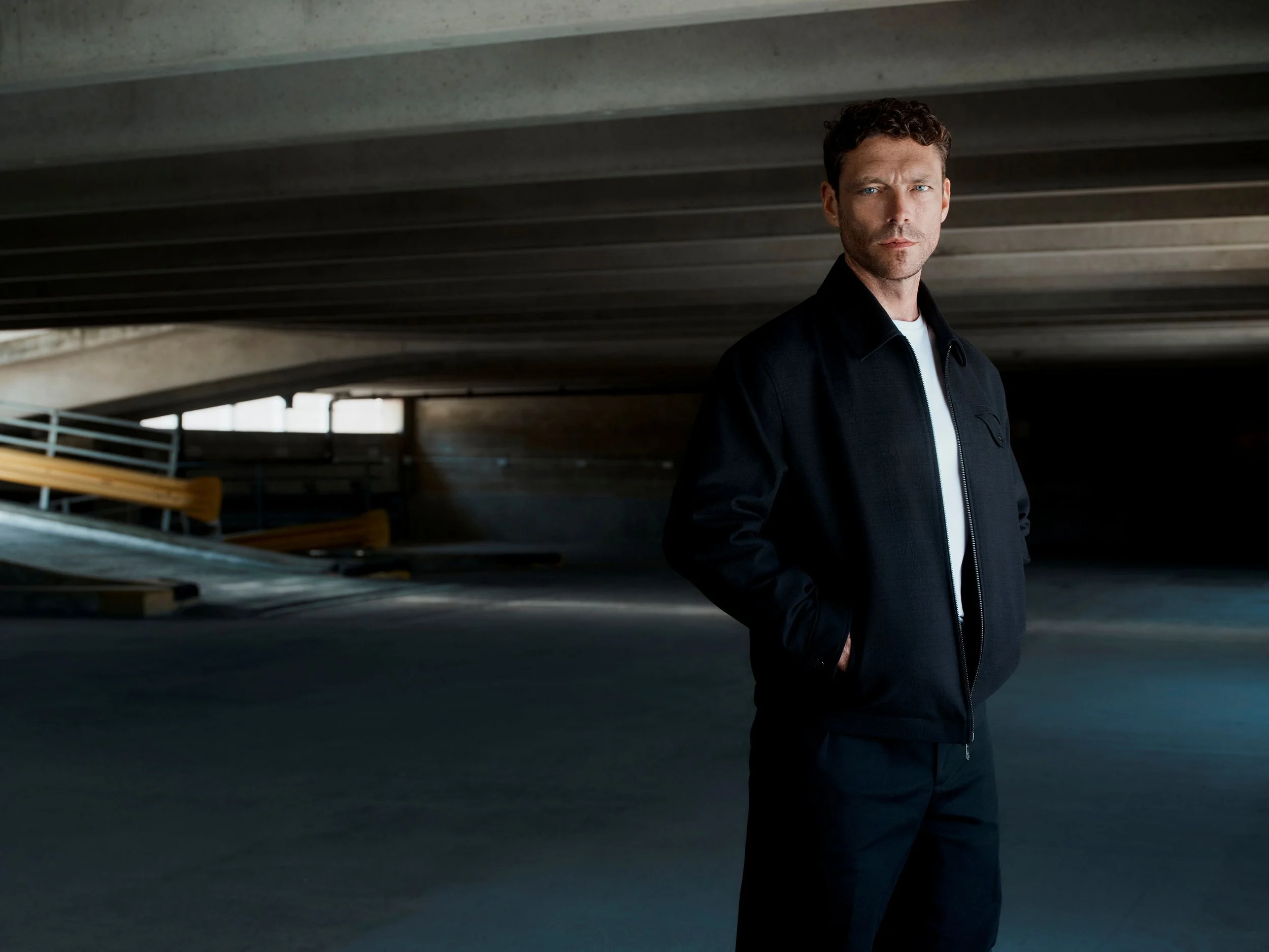 Autograph Harrington Black £80, Supima T-Shirt £20, Trouser £49.jpg
