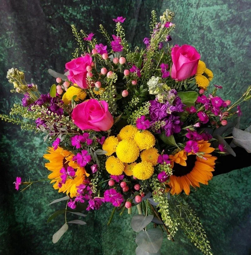 Buds &amp; Blooms Summer Long Hand Tied - £55