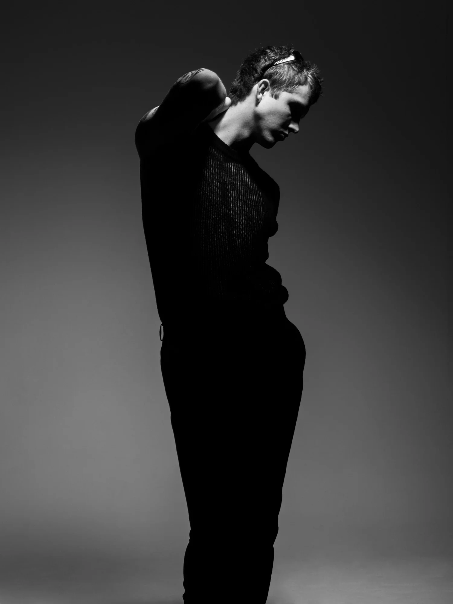 Faces model Alex Bell at Northern Soul Agency by photographer Lee