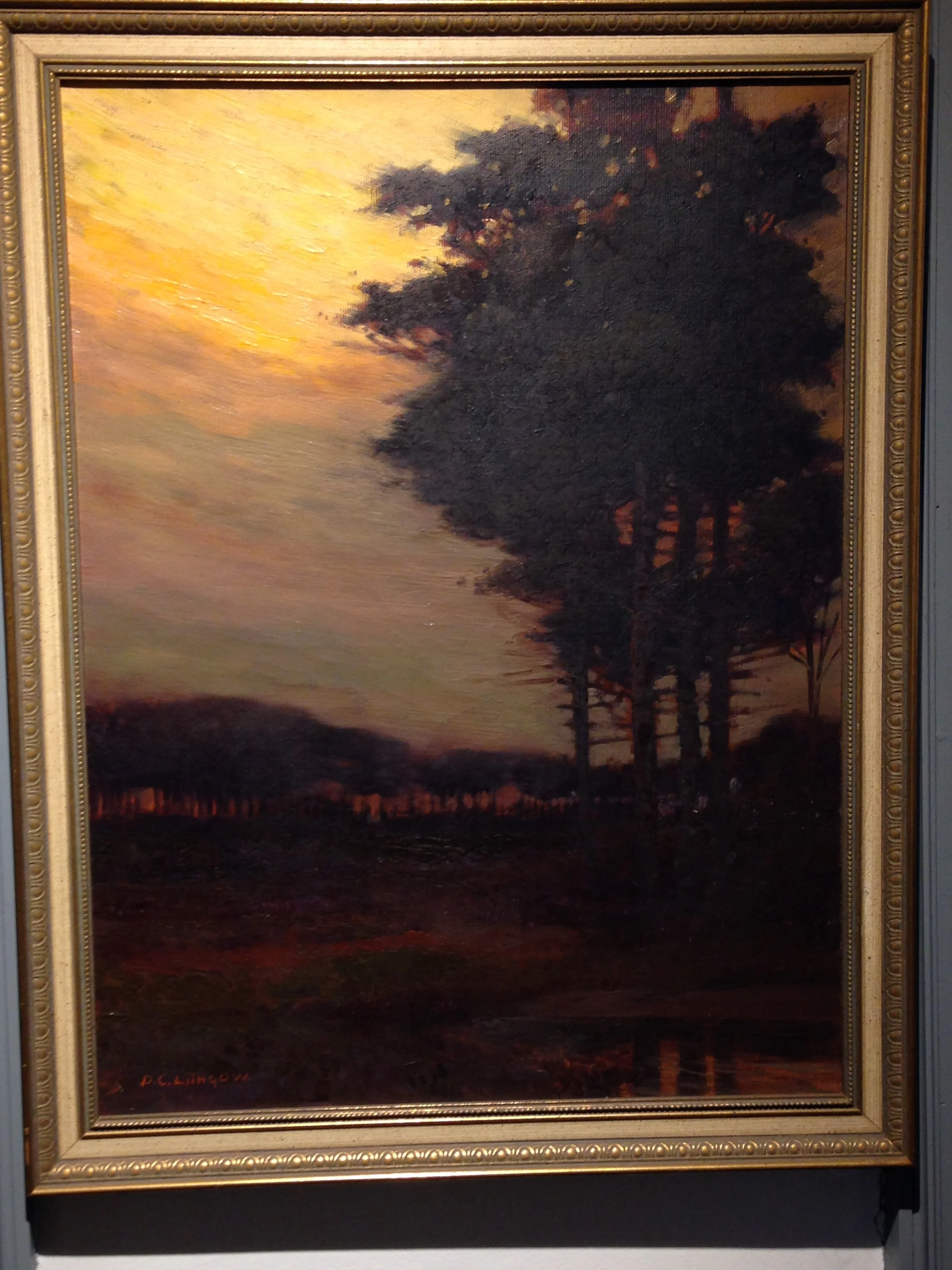   Oil on canvas, 18" by 24", Signed LL.  