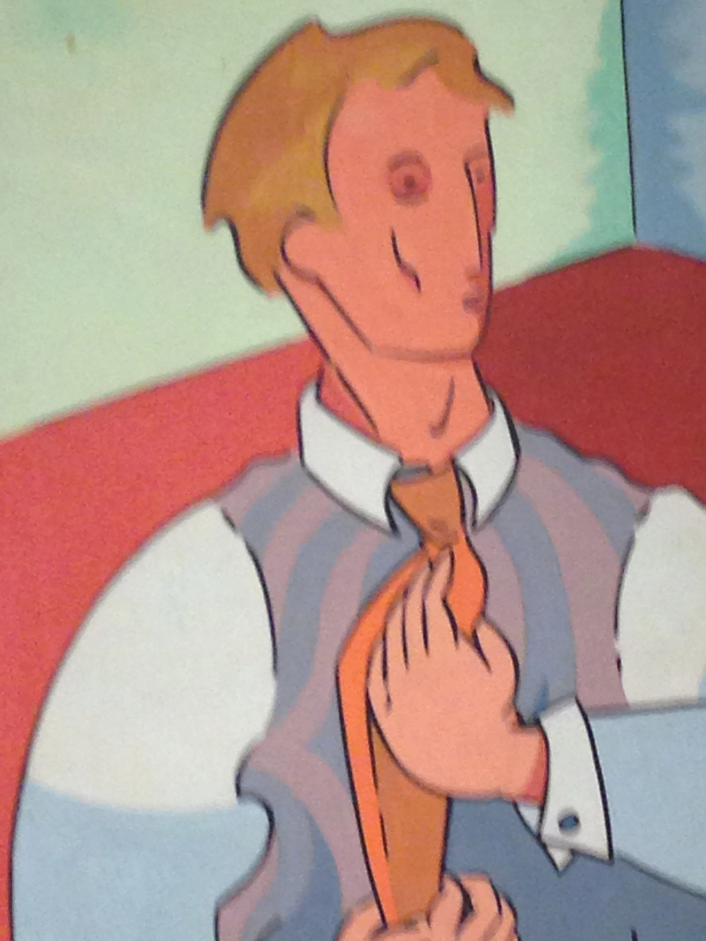   Oil on canvas, 19" by 26", dated April 1950.  Gift of Beverly House.   