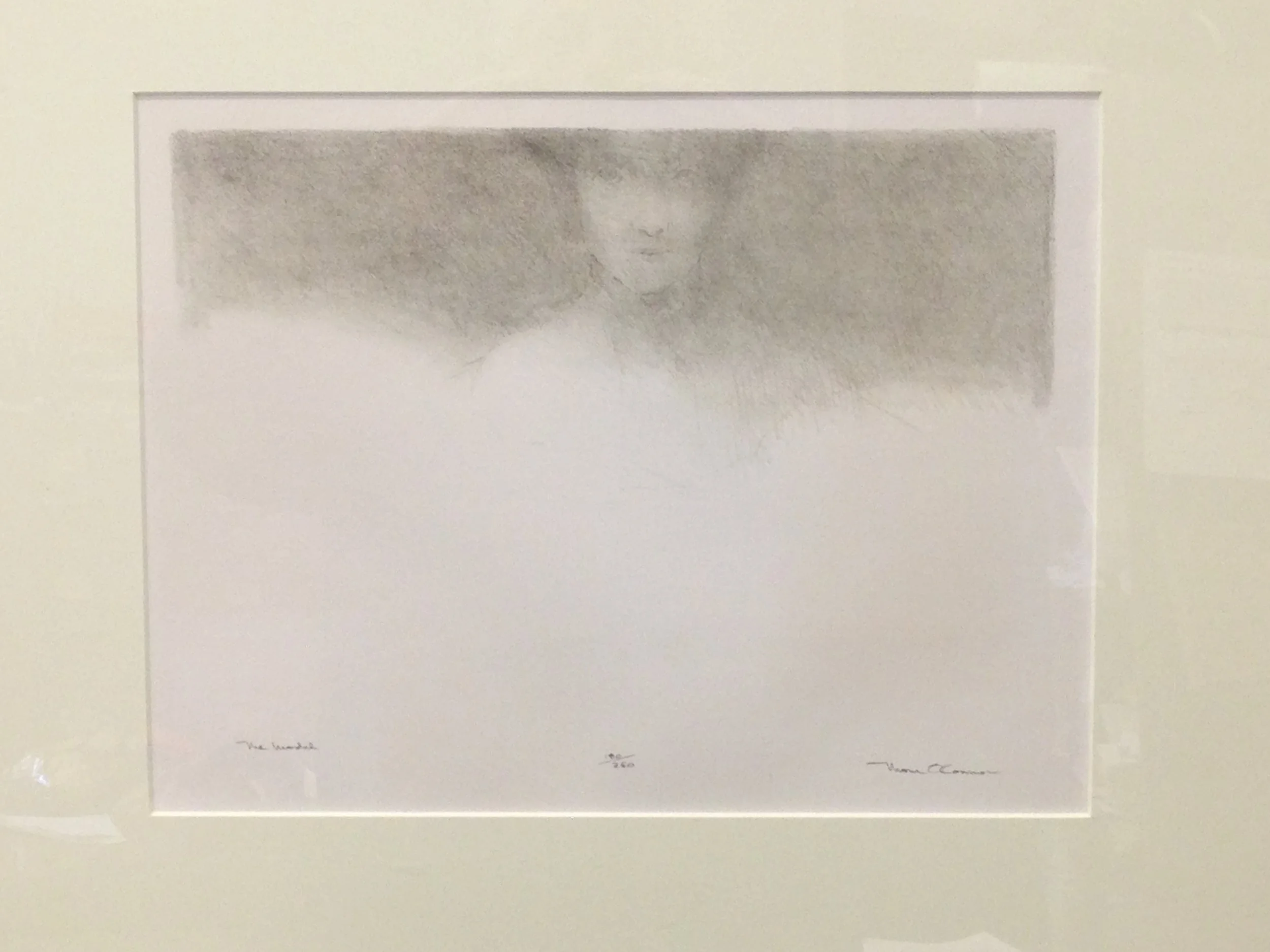   Print on paper, 10.5" by 14", Signed LL.  