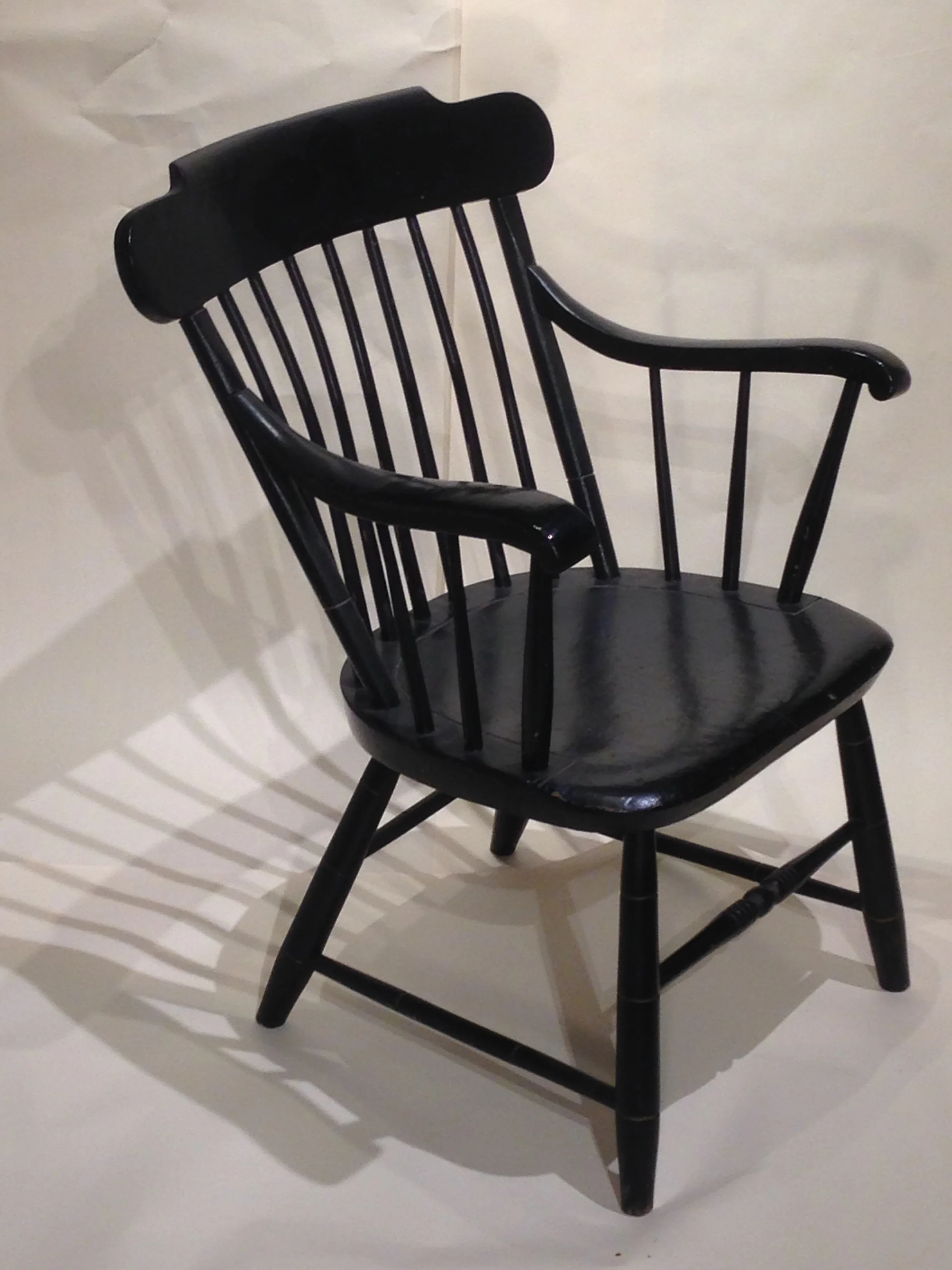 J. C. Hubbard chair.  J.C. Hubbard was in business in Boston 1828-84.