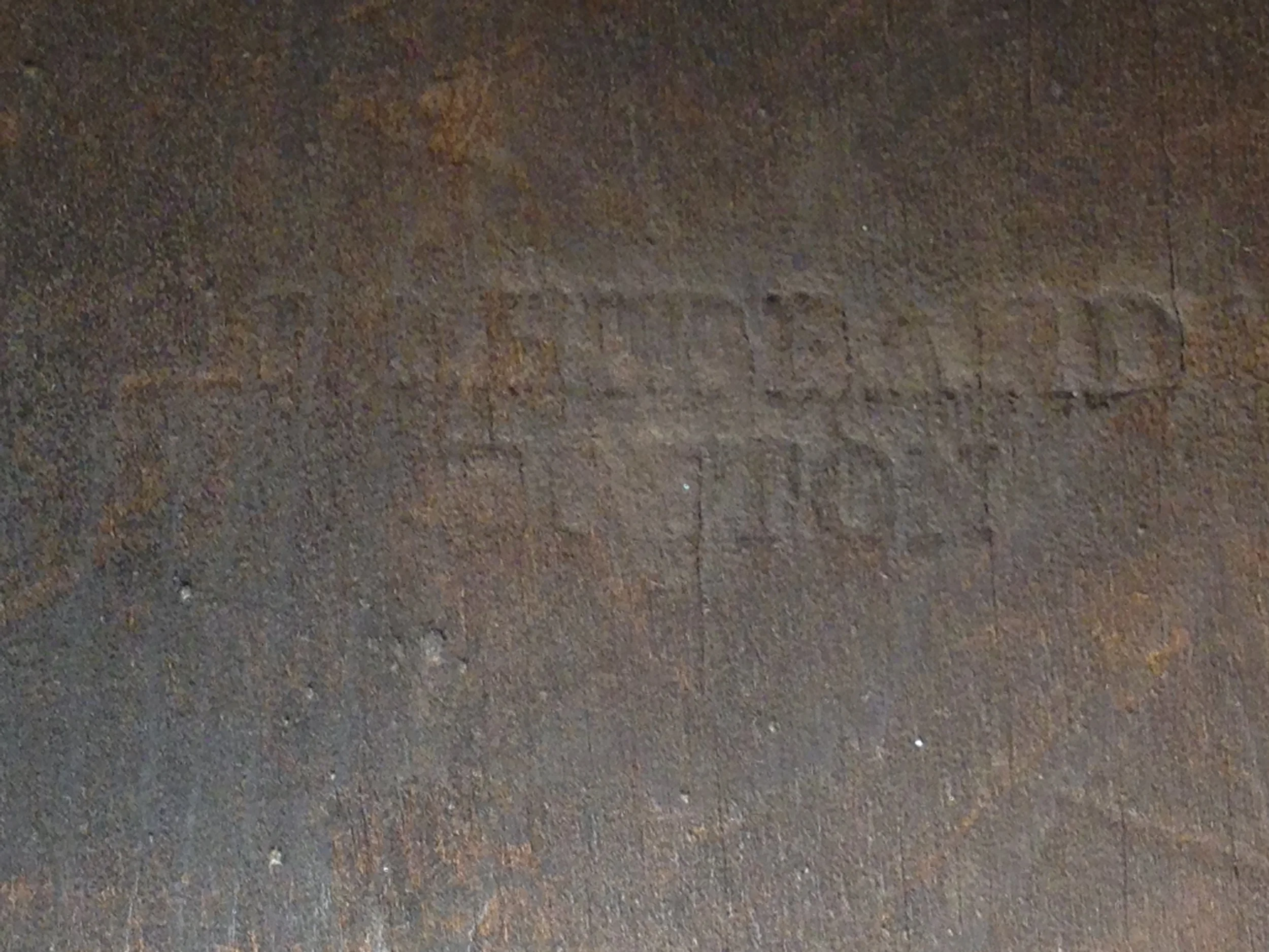 "J. C. Hubbard Boston" stamped on bottom of seat