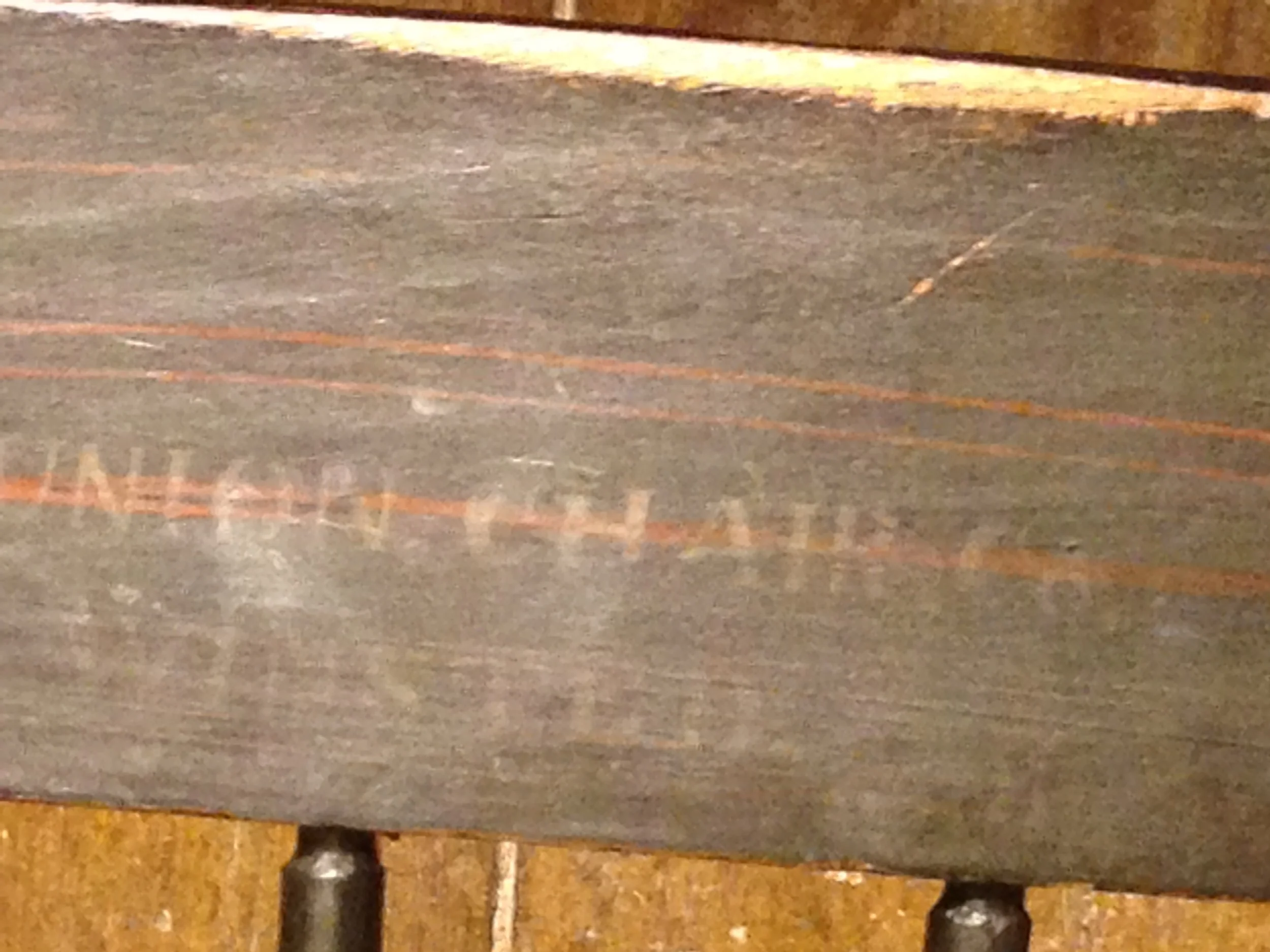 Label on back of chair back "Union Chair Warranted"