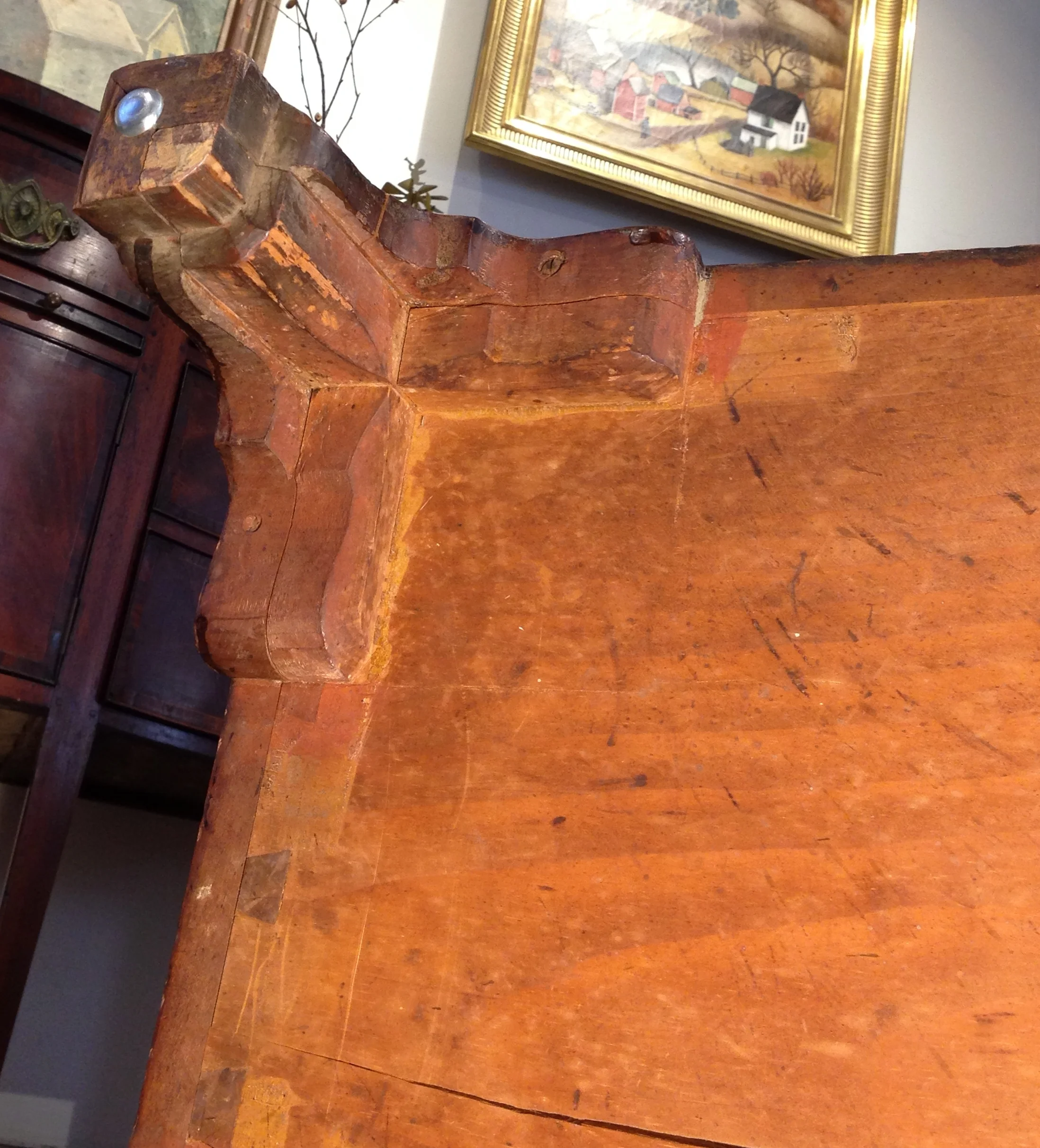 Blocking on front foot