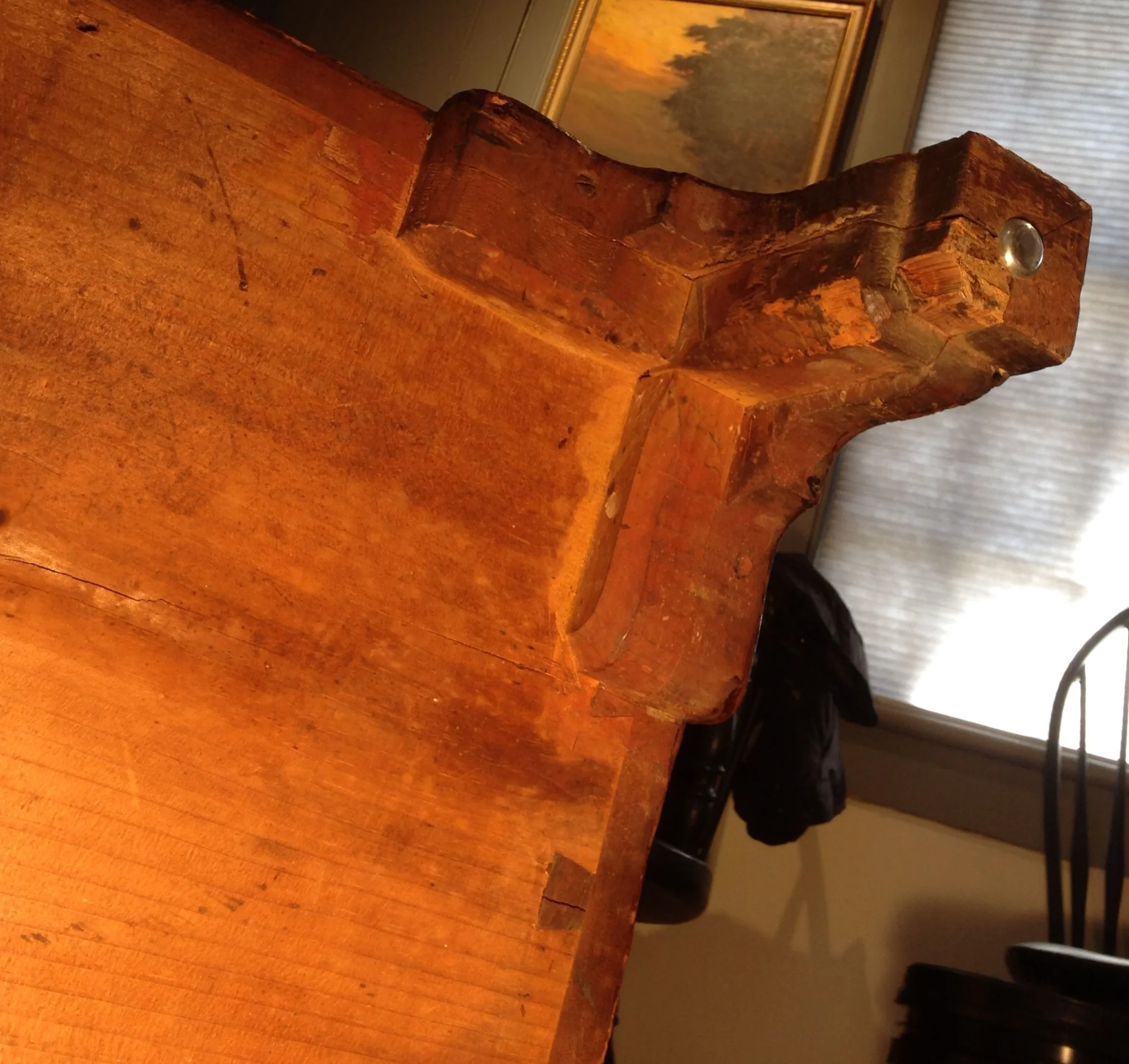 Blocking on front foot