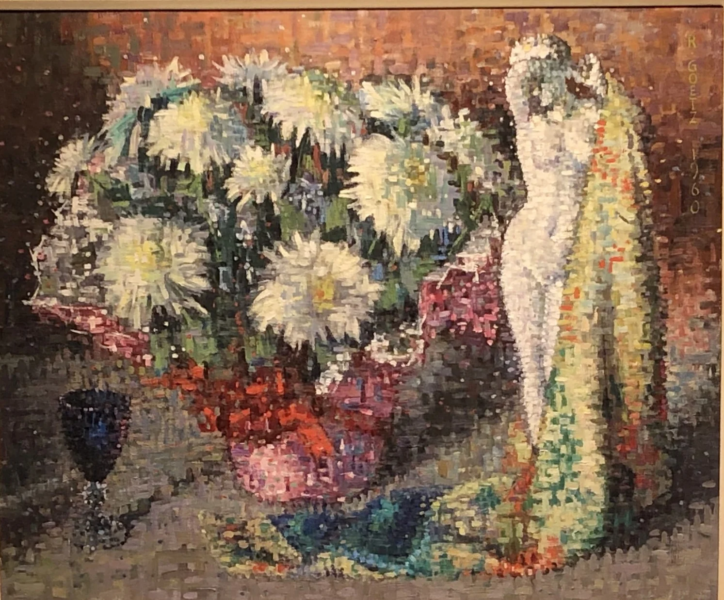 Nude with Flowers