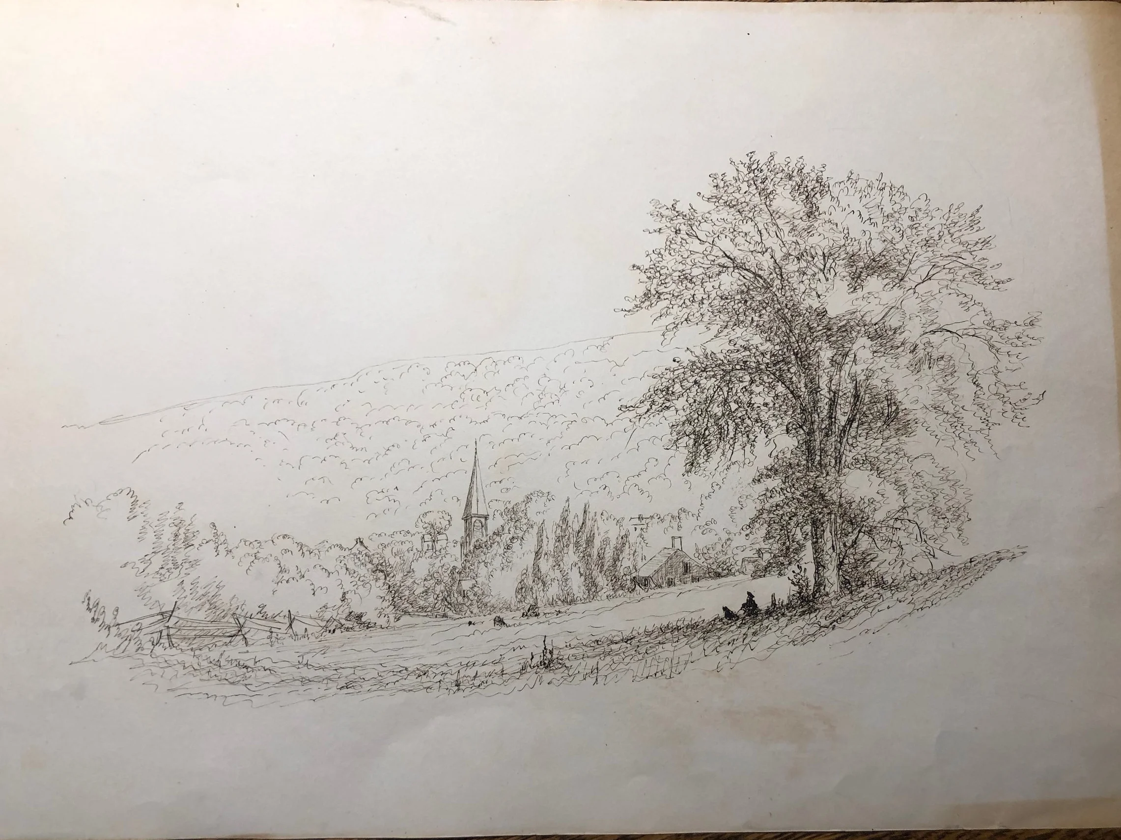 Drawing of Lebanon, N.Y. 